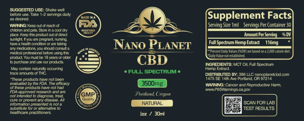 full spectrum cbd 3500mg